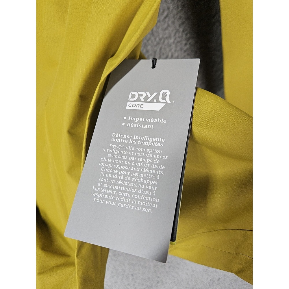Mountain Hardwear Threshold Rain Jacket Men's XXL Desert Yellow Dry Q Core NWT - Picture 10 of 15